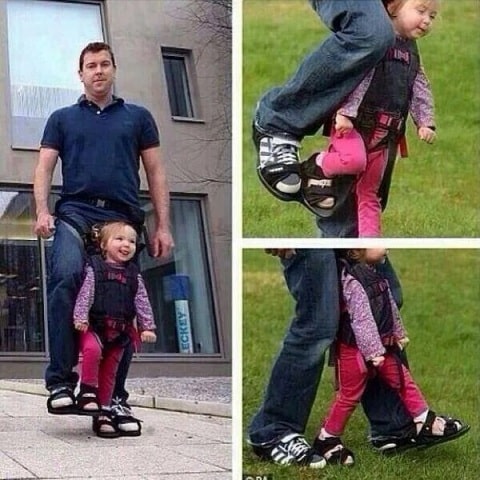 Soft Innovation example: special shoes for a paralyzed daughter