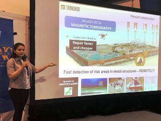 Magnetic Tomography Technology presentation Transkor Masha Kalyanova Maria Sngsapore Air Show WNSA 2018 Mini-Innompics