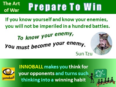 The Art of War prepare to win InnoBall simulation game