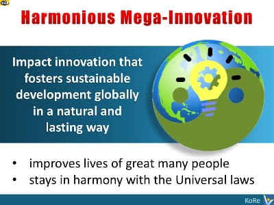 Harmonious Mega-Innovation - definition, features, KoRe examples