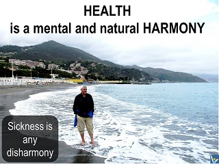 Health is a mental and natural harmony. Vadim Kotelnikov quotes