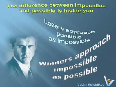 How to develop the Victorious Attitude and achieve impossible